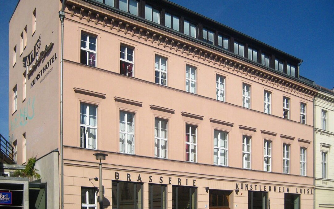 Exteriör av Arte Luise Kunsthotel vid Luisenstraße 19, Berlin. Foto från 2009.