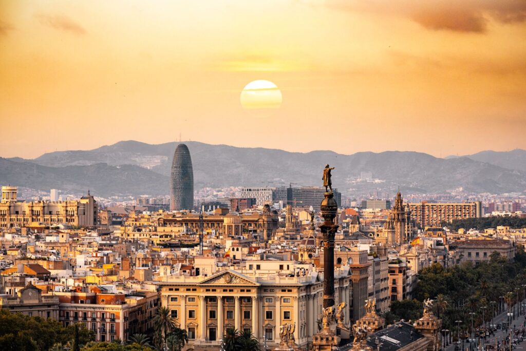 Stadsbild från Barcelona