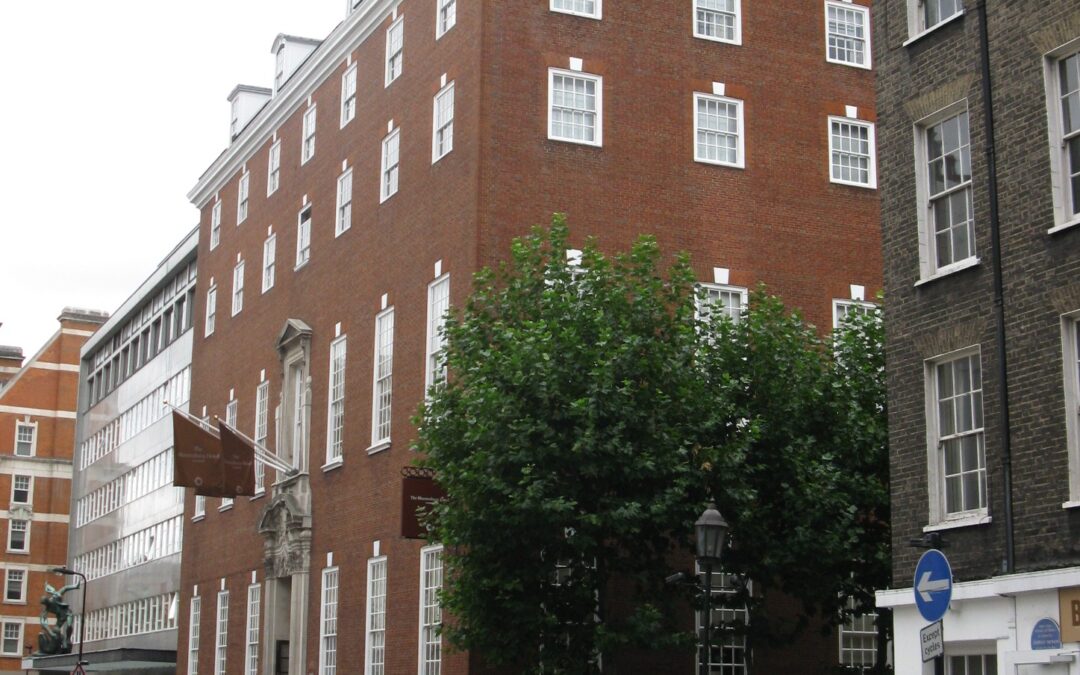 The Bloomsbury Hotels exteriör. Foto från september 2010.