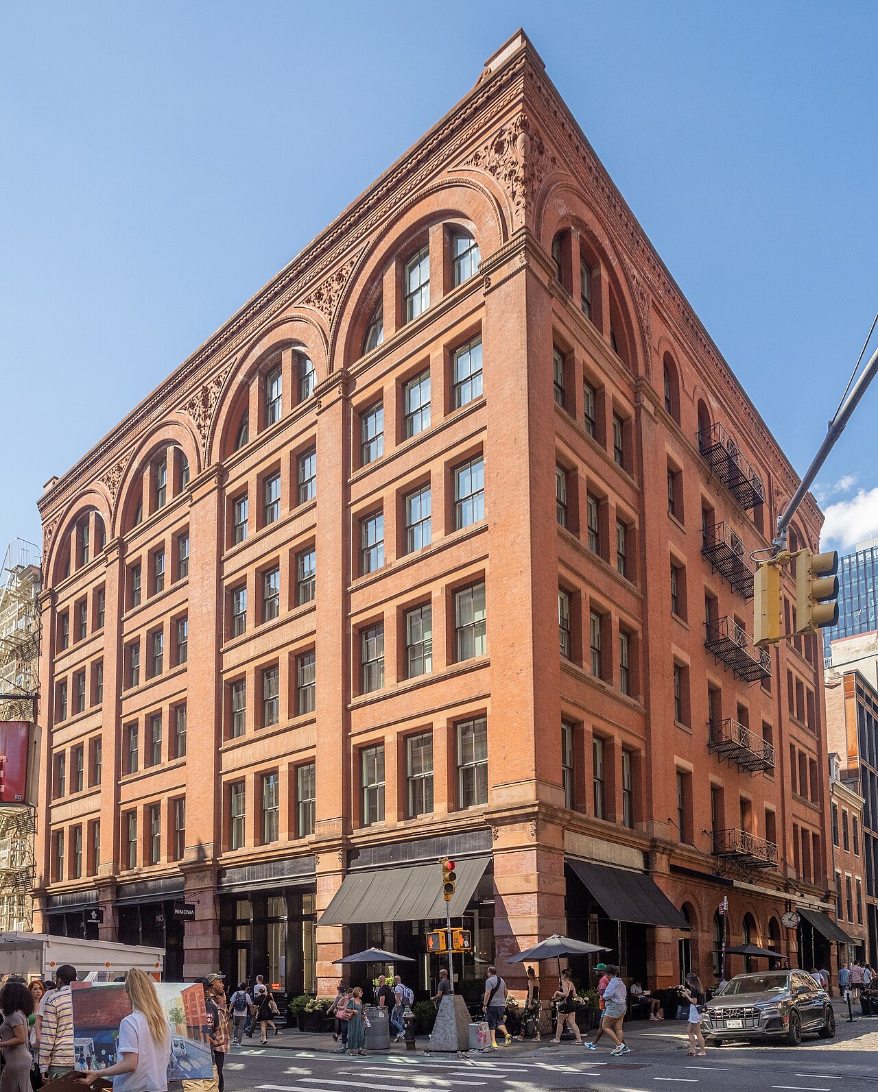 Exteriör av The Mercer vid 147 Mercer Street, New York. Foto från 2022.